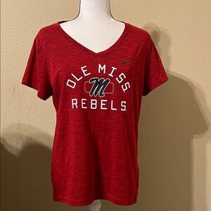🏃‍♀️ LN Nike brand women’s short sleeve “Ol’ Miss Rebels” shirt